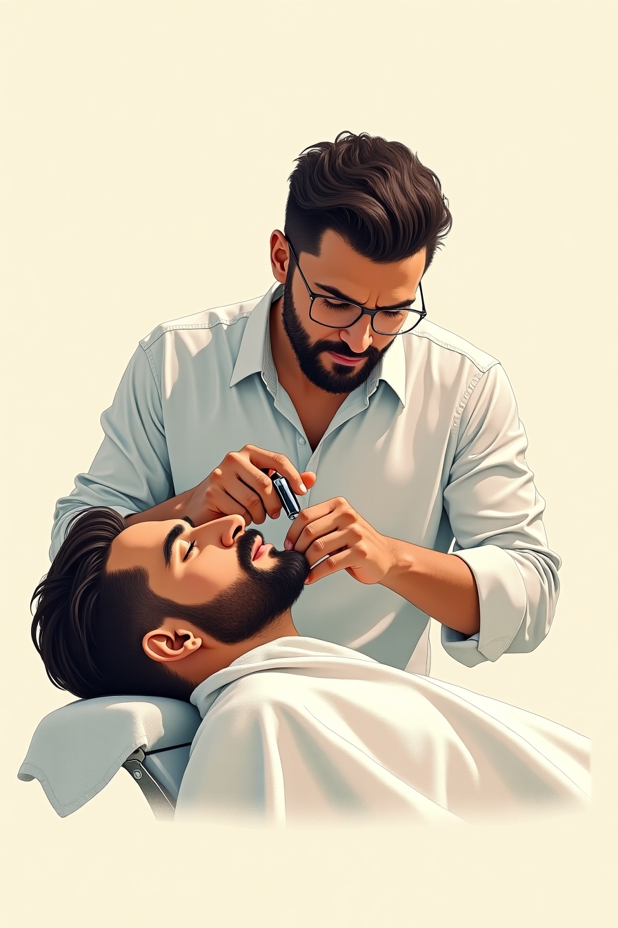 Professional Hot Towel Shaving Techniques - Image 1